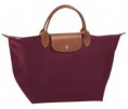 Longchamp LePliage Medium Short Tote - Bordeaux
