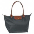Longchamp LePliage Large Long Tote  -Graphite