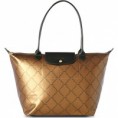 Longchamp LM Large Long Tote - Old Gold