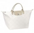 Longchamp LM Medium Short Tote - White